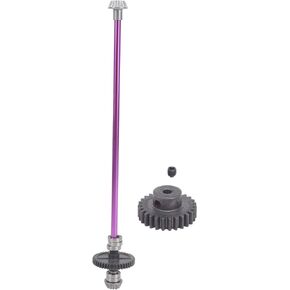 RC Gear Drive Shaft,Metal Drive Shaft RC Central Drive Shaft Kit Upgrade Parts for WLtoys 124018/124019 1/12 RC Car Car Model Accessory