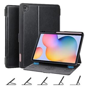 ZtotopCases for Samsung Galaxy Tab S6 Lite 10.4 Inch Tablet Case 2024/2022/2020 [5 Magnetic Stand Angles] with S Pen Holder,PU Leather, TPU+PC Back Cover, Model(SM-P620/P625/P610/P613/P615/619), Black