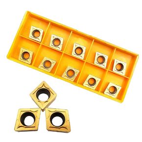 10pcs CCMT09T308 Turning Inserts,CCMT32.52 Carbide Inserts Milling Blade