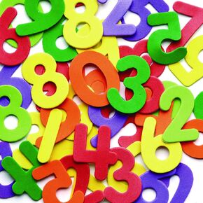 Colorations® Self-Adhesive Number Foam Shapes 150 Pieces, Homeschool, Home School Use