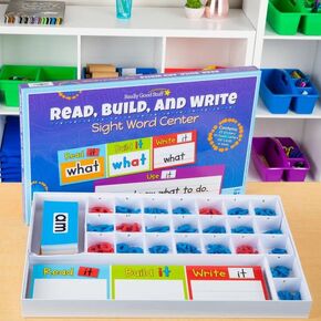 Really Good Stuff Read, Build, and Write Sight Word Activity Center