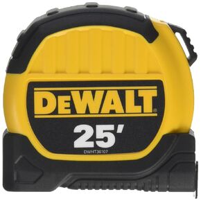 DWHT36107 25FT Tape Measure Yellow, 25-Foot