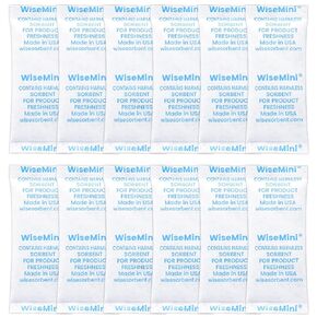 20pcs 5 Gram Food Safe Desiccant Packs, Premium Silica Gel Packets, Desiccant Moisture Absorbers for Storage