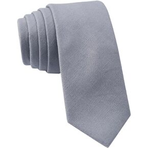 Otis & Oliver Skinny Tie Cotton Solid Modern Necktie Great for Weddings, Dances, Missionaries, Dads, Grooms and Groomsmen
