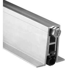 Pemko Aluminum Automatic Door Bottom, Mill Finish, PemkoPrene, 9/16"W x 36"L x 1-3/8"H (411APKL36)