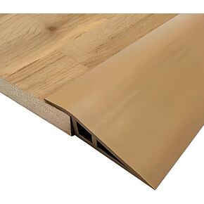 Vinyl-Door-Threshold-Ramp Door-Transition-Strip 36 inch, Threshold 1/2'' ~ 3/5'', Thresholds Ramps for Doorways, Wheelchair Ramp Edge-Reducer Threshold-Transition-Strip for Home/Door/Floor (Grey)