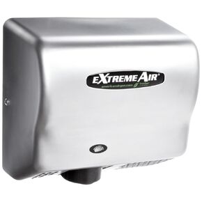 ExtremeAir GXT9-SS Stainless Steel Cover High-Speed Automatic Hand Dryer, 10-12 Second Dries, 100-240V, 1,500W Maximum Power, 50/60Hz
