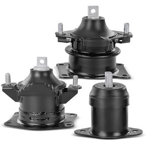 A-Premium 3PCS Engine Motor Mount Set Compatible with Acura TL 2004-2008 V6 3.2L, TL 2007-2008 V6 3.5L, Automatic Transmission, Replace# 50820SEPA21, 50830-SDA-A02