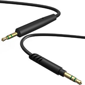 Audio Cable for JBL Tour One, Tour One M2, Live 660NC, Live 650BTNC, Tune 770NC, Tune 760NC, Tune 750BTNC, Tune 710BT, Tune700BT, Tune 660NC, 3.5mm to 2.5mm Replacement Aux Cord (5 ft/1.5 m)