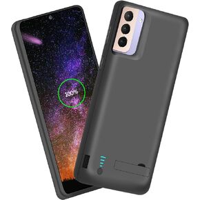Sitong Battery Case for Samsung Galaxy S21+ Plus 5G, 5000mAh Rechargeable Extended Battery Charging Charger Case, Add 100% Extra Juice, Not for S21 or S21 Ultra (6.7 inch) Black