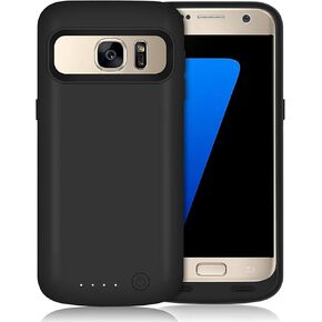 Galaxy S7 Battery Case 5000mAh Upgraded Portable Rechargeable Extended Battery Pack for Samsung Galaxy S7 Charging Case for Galaxy S7 Protective Charger Cover -Black in Kuwait