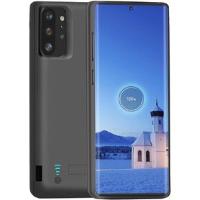 Battery Case for Samsung Galaxy Note 10+ Plus 5G, 6000mAh Rechargeable Extended Battery Charging Case, External Battery Charger Case, Add 100% Extra Juice