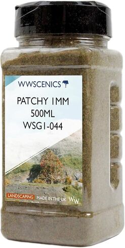 WWScenics | عشب ثابت مرقع 1 ملم | علبة 500 مل | WSG1-044 | مادة مشهد نموذجي واقعي in Kuwait