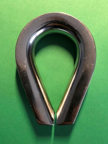 US STAINLESS Stainless Steel 316 1/2" (12mm) Wire Rope Thimbles Heavy Duty Marine Grade for Rope Size 1/2" in Saudi Arabia