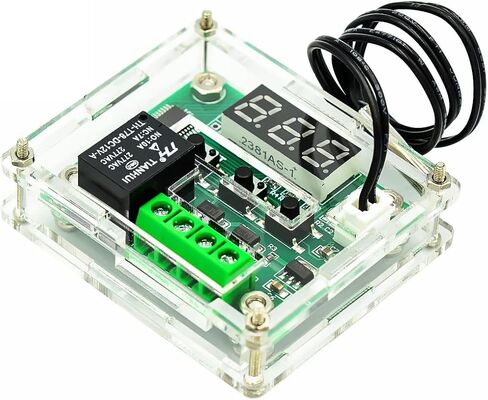 XH-W1209 12V LED وحدة التحكم في درجة الحرارة -50 ~ 110 درجة مئوية مع السكن in Saudi Arabia
