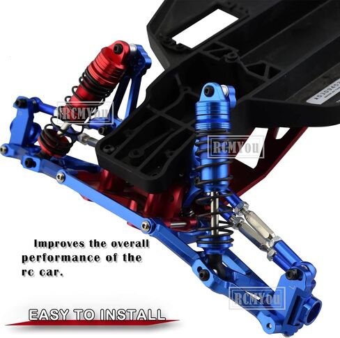 4PCS Aluminum Front Rear RC Shocks Upgrades Part for 1/10 Slash 2WD 4x4 Rustler 2WD 4X4 Stampede 2WD 4X4 Hoss 4X4 2WD Rally, Big Bore Full Metal RC Shock Absorber,5862 3760 3762,Gold in Kuwait