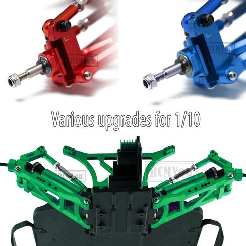 جزء ترقية برج الصدمات الأمامي الخلفي من الألومنيوم لـ 1/10 Slash 2WD VXL، Rustler 2WD VXL، Stampede 2WD VXL، Bandit 2WD VXL، Bigfoot 2WD، RC ترقية Hop Ups، يستبدل 3638 3639، أحمر in Saudi Arabia