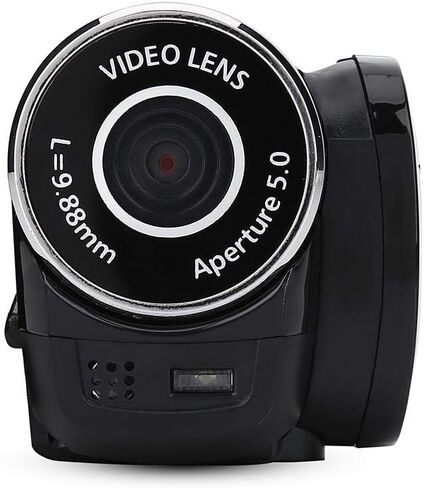 Socobeta Camcorder Digital Camera Full HD 270° Rotation 1080P 16X High Definition Digital Camcorder Video DV Camera DV Player(US-Black) in Saudi Arabia