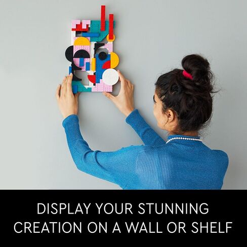LEGO Art Modern Art 31210 بناء وعرض ديكور المنزل مجموعة فنية جدارية تجريدية، فكرة هدية عيد ميلاد للأشخاص الفنيين، مجموعة للمراهقين أو البالغين الذين يستمتعون بالهوايات الحرفية in Saudi Arabia