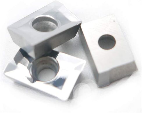 إدراجات كربيد للألمنيوم APKT1035PDFR لأدوات القطع الخراطة، قاطع الرقاقة "LH" مناسب لإنهاء قطع المعادن، 10 قطع in Kuwait