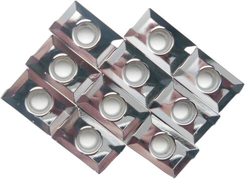 إدراجات كربيد للألمنيوم APKT1035PDFR لأدوات القطع الخراطة، قاطع الرقاقة "LH" مناسب لإنهاء قطع المعادن، 10 قطع in Kuwait