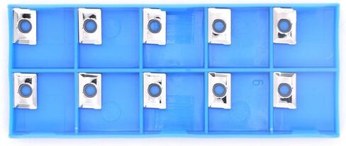 إدراجات كربيد للألمنيوم APKT1035PDFR لأدوات القطع الخراطة، قاطع الرقاقة "LH" مناسب لإنهاء قطع المعادن، 10 قطع in Kuwait