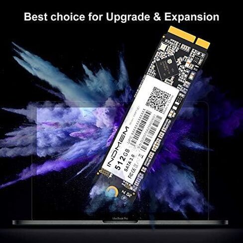 محرك أقراص فلاش SATA SSD سعة 256 جيجابايت ثلاثي الأبعاد TLC بديل لجهاز MacBook Pro Retina منتصف 2012، أواخر 2012، أوائل 2013 A1425 (EMC 2557/2672)، A1398 (EMC 2512/2673) in Kuwait