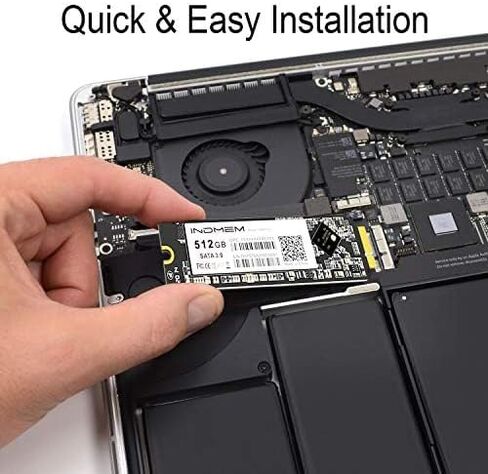 محرك أقراص فلاش SATA SSD سعة 256 جيجابايت ثلاثي الأبعاد TLC بديل لجهاز MacBook Pro Retina منتصف 2012، أواخر 2012، أوائل 2013 A1425 (EMC 2557/2672)، A1398 (EMC 2512/2673) in Kuwait