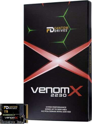 محركات أقراص Fantom VENOMX VMX2230-2TB محرك أقراص الحالة الصلبة سعة 2 تيرابايت - M.2 2230 داخلي - PCI Express NVMe (PCI Express NVMe 4.0 x4) in Kuwait