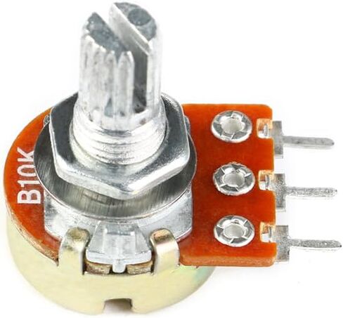 20PCS WH148 Single Potentiometer B100K Variable Resistors 15mm Knurled Shaft 3Pins 100K Ohm Taper Rotary Potentiometer in Saudi Arabia