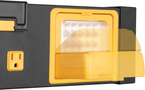 أداة الأداء W2279 محطة طاقة من الدرجة التجارية مع 6 منافذ، ومنفذين USB، ومهد مدمج، ومصابيح LED، مثالية لورش العمل والكراجات in Kuwait
