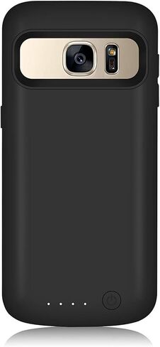 Galaxy S7 Battery Case 5000mAh Upgraded Portable Rechargeable Extended Battery Pack for Samsung Galaxy S7 Charging Case for Galaxy S7 Protective Charger Cover -Black in Kuwait