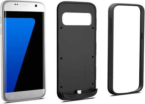Galaxy S7 Battery Case 5000mAh Upgraded Portable Rechargeable Extended Battery Pack for Samsung Galaxy S7 Charging Case for Galaxy S7 Protective Charger Cover -Black in Kuwait