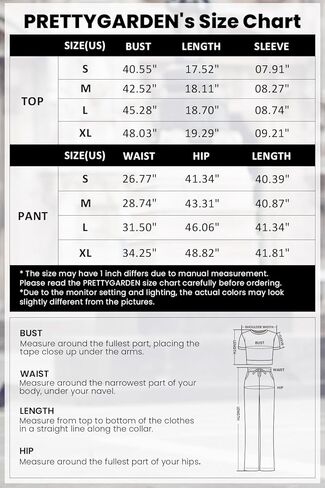 PRETTYGARDEN Women's Summer Two Piece Outfits Tracksuit Twist Front Crop Tops T Shirts Wide Leg Pants Matching Lounge Sets in Saudi Arabia