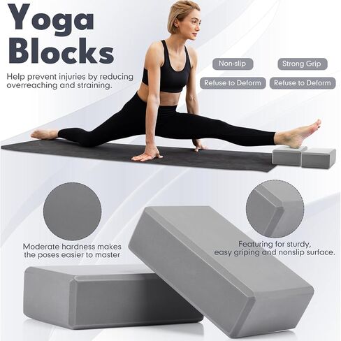 14 PCS leoga kits للتدريبات المنزلية Pilates المعدات المحددة للنساء تشمل المبتدئين حزامًا من منشفة اليوغا الساخنة ، وسادة الركبة ، فرقة تمرين حلقة المقاومة ، كرة تدليك Lacrosse ، Bilates Ball in Saudi Arabia