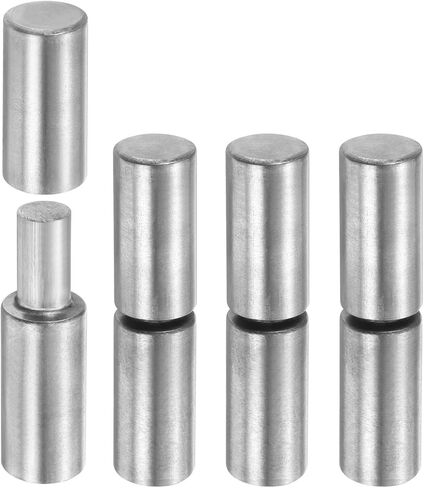 uxcell 10Pcs Weldable Barrel Hinges, 4-3/8" x 3/4" Carbon Steel Heavy Duty Detachable Weld on Door Hinges for Metal Gate Swing Door Trailer Ramp in Kuwait