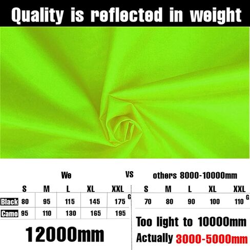 Joy Walker 12000mm Waterproof Backpack Rain Cover for Hiking Camping Travel in Kuwait