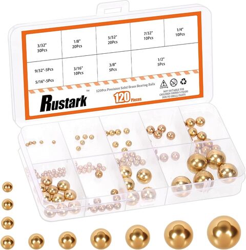 120pcs 10 أحجام أحجام محمل دراجات النحاس كرات تشكيلة مجموعة sae الدقة الصلبة تحمل كرات الكرة النحاسية الصناعية لسيارات الآلات in Kuwait