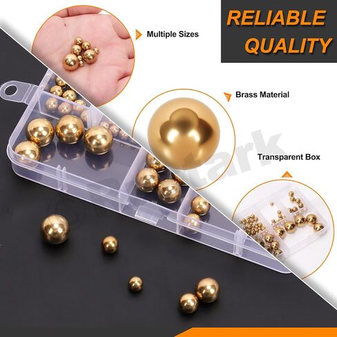 120pcs 10 أحجام أحجام محمل دراجات النحاس كرات تشكيلة مجموعة sae الدقة الصلبة تحمل كرات الكرة النحاسية الصناعية لسيارات الآلات in Kuwait