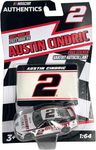 Lionel Racing NASCAR Authentics Austin Cindric 2023 Discount Tire No. 2 HT 1:64 Scale Diecast Car with Trinket in Saudi Arabia