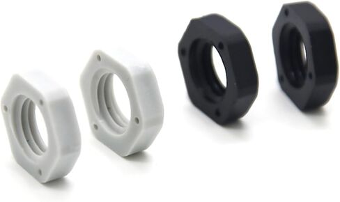 10pcs M5-M72 Nut Nut Metric Thread Hexagon Black Nylon Nut Nut Pitch 1.5mm/2mm (10pcs Black ، M50x1.5) in Saudi Arabia