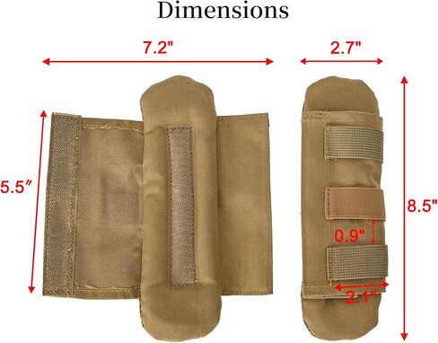 2 Pack Shoulder Strap Pad,Vest Shoulder Strap Pads Backpack Strap Pads Fit 2'' Sling Bags Shoulder Straps in Kuwait