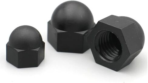 Plastic Nylon Acorn Cap Dome Nuts Hexagon Nut(White,M16 (5pcs)) in Saudi Arabia