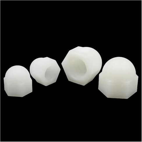 Plastic Nylon Acorn Cap Dome Nuts Hexagon Nut(White,M16 (5pcs)) in Saudi Arabia