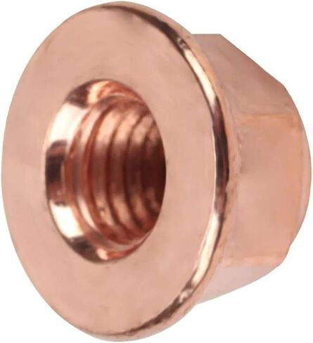 Copper-Plated Head Stud Lock Nuts Copper Bolt Screw Bolt Screw Turbo Exhaust Stud Hex in Saudi Arabia