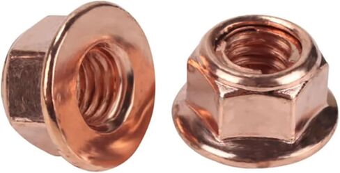 Copper-Plated Head Stud Lock Nuts Copper Bolt Screw Bolt Screw Turbo Exhaust Stud Hex in Saudi Arabia