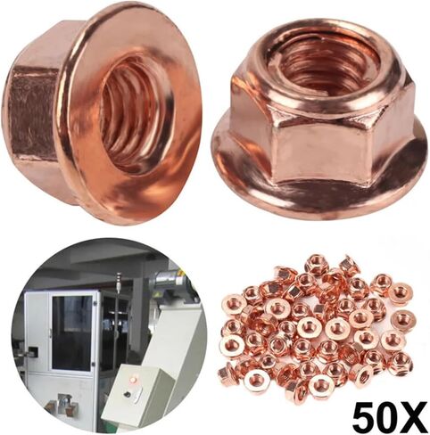 Copper-Plated Head Stud Lock Nuts Copper Bolt Screw Bolt Screw Turbo Exhaust Stud Hex in Saudi Arabia