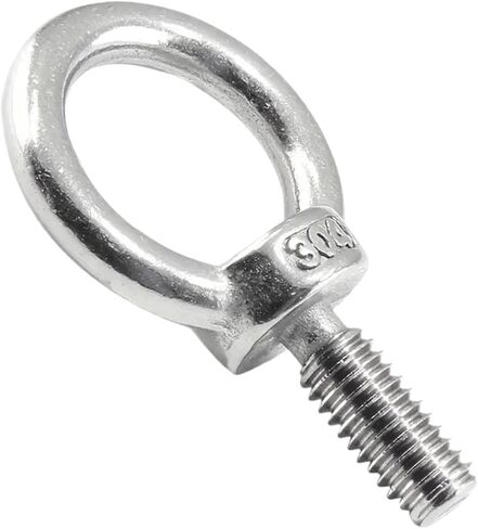 Stainless Steel Lifting Eye Nuts Screw Ring Extended Eyebolt(M6,1PC) in Saudi Arabia
