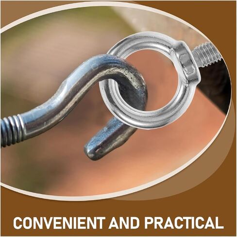 Stainless Steel Lifting Eye Nuts Screw Ring Extended Eyebolt(M6,1PC) in Saudi Arabia