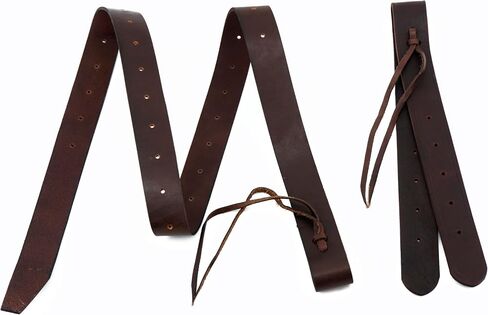 Jeereal Heavy Oil Harness Leather Latigo(1.75" x 68.5"),Off Billet Cinch Straps Set for Western Horse Saddle in Saudi Arabia